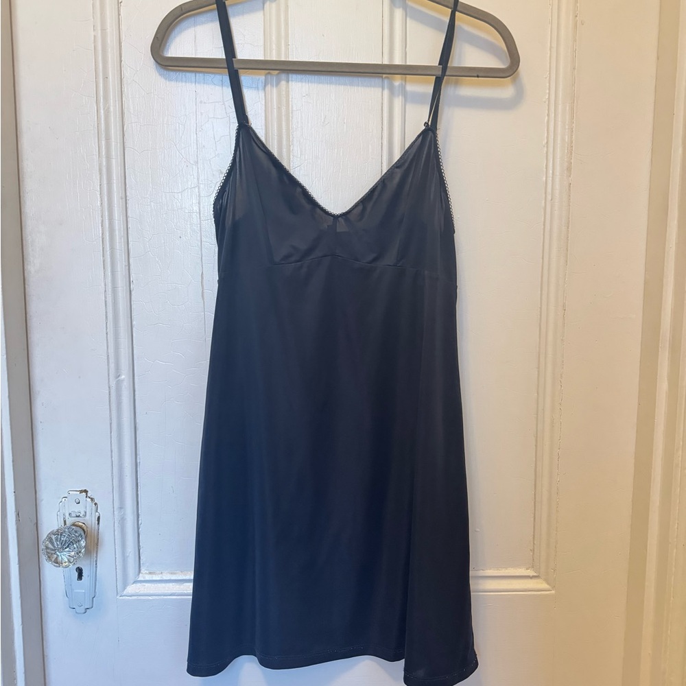 Zimmermann navy Slip Dress stretchy 1 small adjustable straps